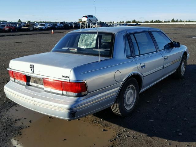 1LNLM974XPY655580 - 1993 LINCOLN CONTINENTA BLUE photo 4