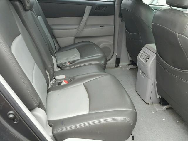 JTEDS41A182066076 - 2008 TOYOTA HIGHLANDER GRAY photo 6