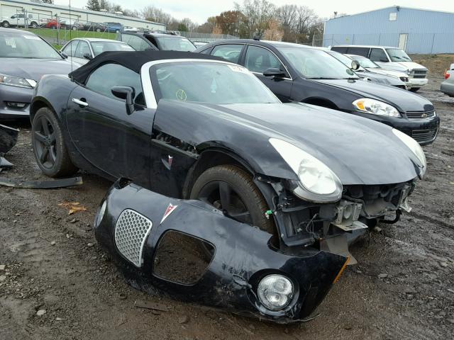 1G2MB35B37Y113139 - 2007 PONTIAC SOLSTICE BLACK photo 1