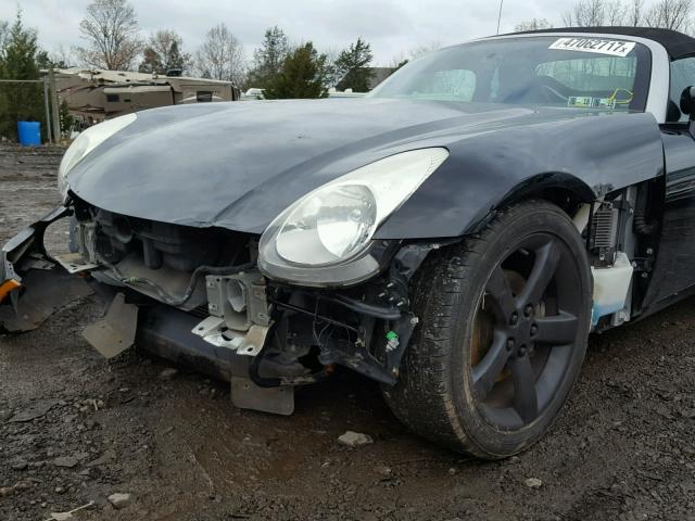 1G2MB35B37Y113139 - 2007 PONTIAC SOLSTICE BLACK photo 9