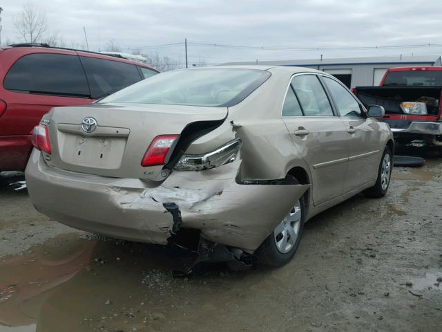 4T1BE46K79U302221 - 2009 TOYOTA CAMRY BASE GOLD photo 4