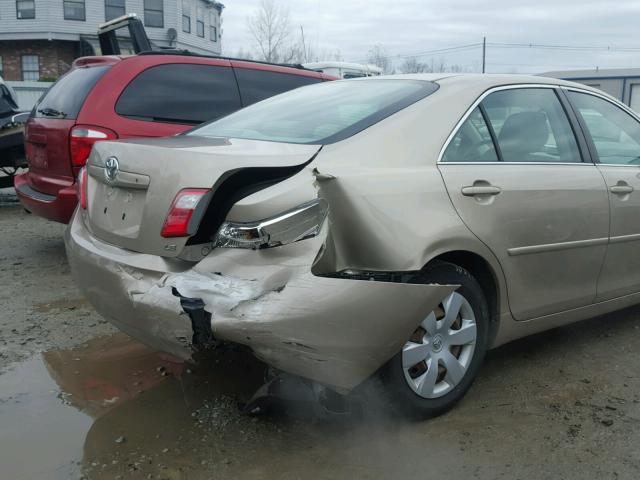 4T1BE46K79U302221 - 2009 TOYOTA CAMRY BASE GOLD photo 9