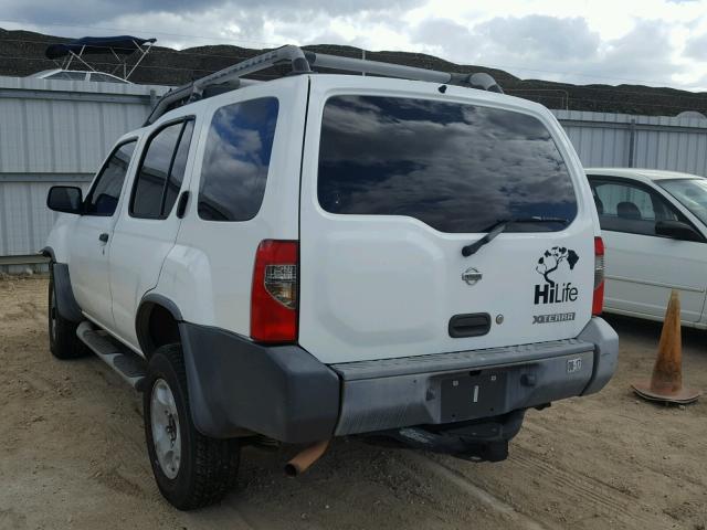 5N1ED28Y8YC532862 - 2000 NISSAN XTERRA XE WHITE photo 3