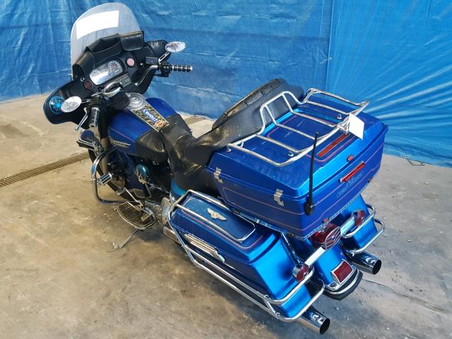 1HD1DJL14PY510350 - 1993 HARLEY-DAVIDSON FLHT CLASS BLUE photo 3