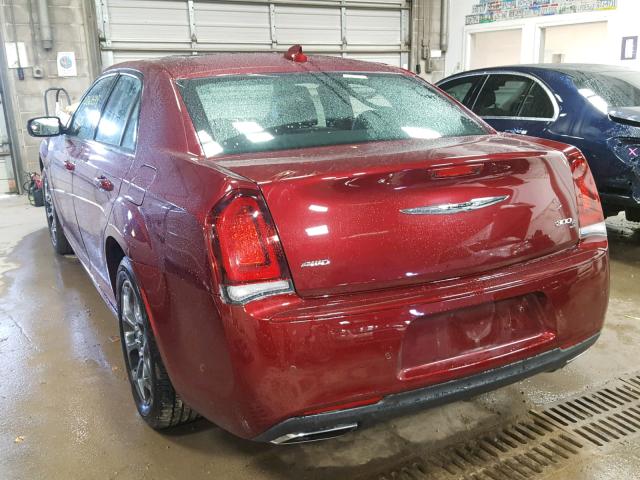 2C3CCAGG4JH149686 - 2018 CHRYSLER 300 S RED photo 3