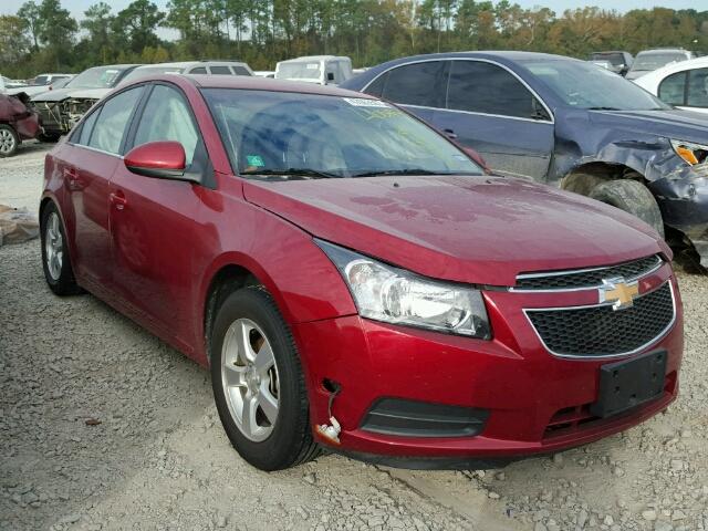 1G1PC5SB6E7300456 - 2014 CHEVROLET CRUZE LT RED photo 1