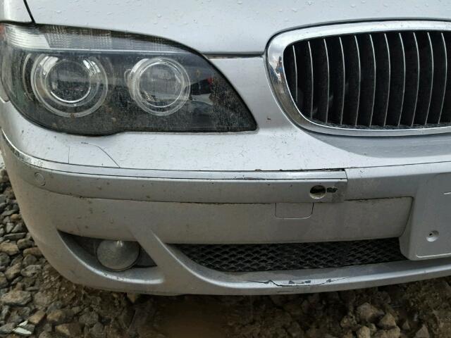 WBAHN835X6DT25649 - 2006 BMW 750 LI SILVER photo 9