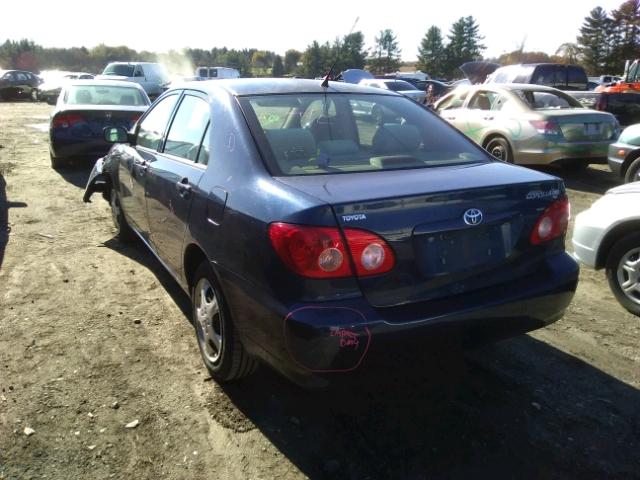 2T1BR32E65C551944 - 2005 TOYOTA COROLLA CE BLUE photo 3