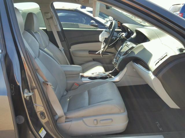 19UUB3F53FA001079 - 2015 ACURA TLX TECH ნაცრისფერი ფოტო 5