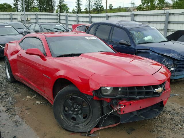 2G1FE1E3XD9184923 - 2013 CHEVROLET CAMARO RED photo 1