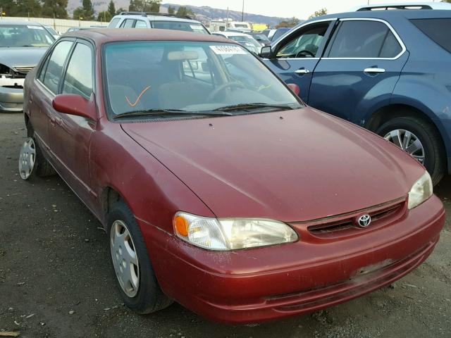 1NXBR12E0XZ245165 - 1999 TOYOTA COROLLA RED photo 1