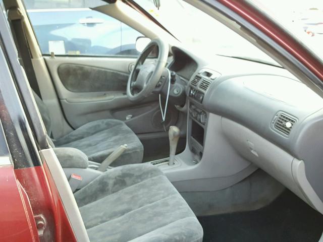 1NXBR12E0XZ245165 - 1999 TOYOTA COROLLA RED photo 5