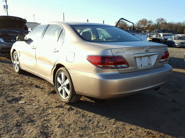 JTHBA30G155138045 - 2005 LEXUS ES 330 BEIGE photo 3