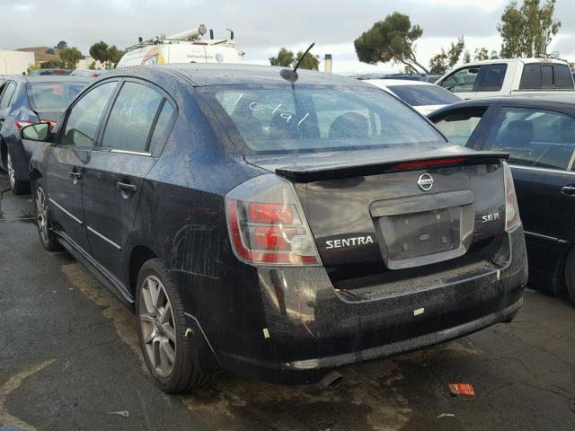 3N1BB61EX8L695721 - 2008 NISSAN SENTRA SE- BLACK photo 3