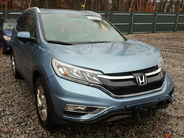 2HKRM4H72GH720112 - 2016 HONDA CR-V EXL BLUE photo 1