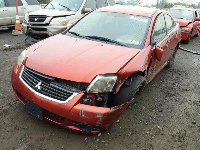 4A3AB36F09E034464 - 2009 MITSUBISHI GALANT ES RED photo 2