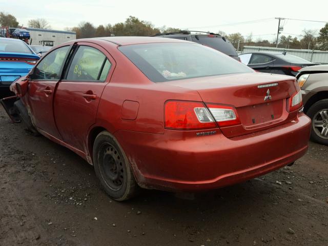 4A3AB36F09E034464 - 2009 MITSUBISHI GALANT ES RED photo 3