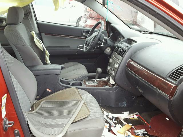 4A3AB36F09E034464 - 2009 MITSUBISHI GALANT ES RED photo 5