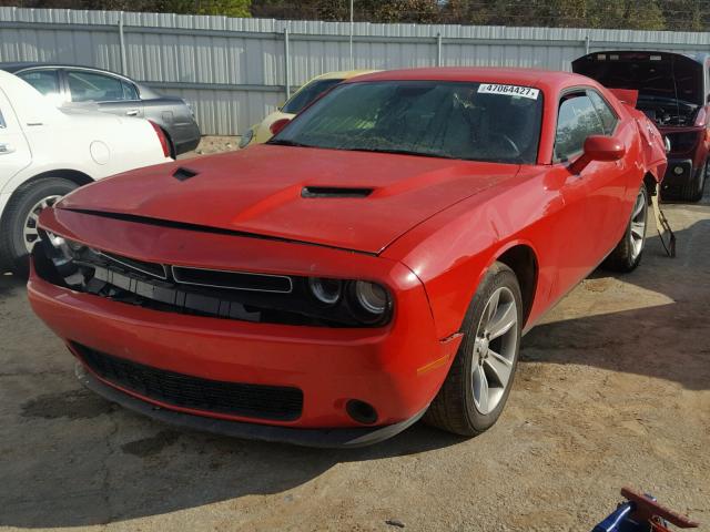 2C3CDZAG4FH798092 - 2015 DODGE CHALLENGER RED photo 2