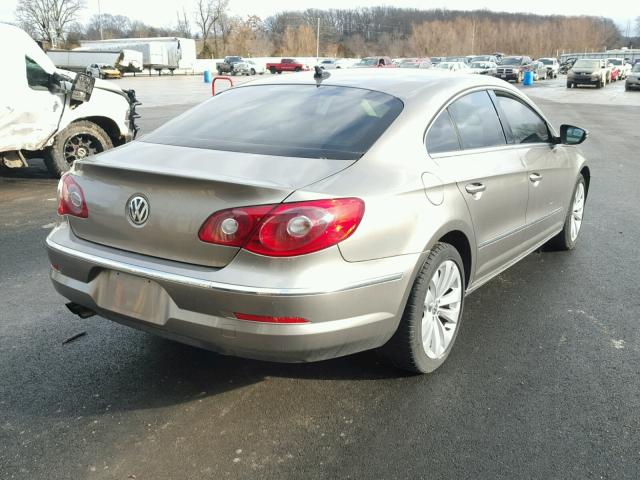 WVWML73C29E529327 - 2009 VOLKSWAGEN CC TAN photo 4