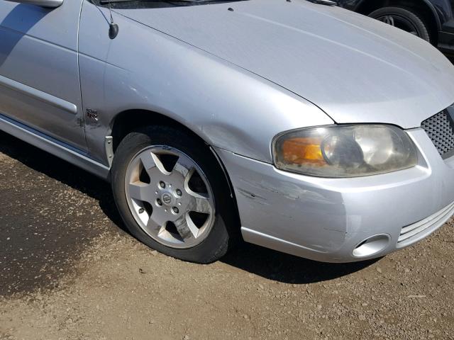 3N1AB51DX6L525224 - 2006 NISSAN SENTRA SE- SILVER photo 9