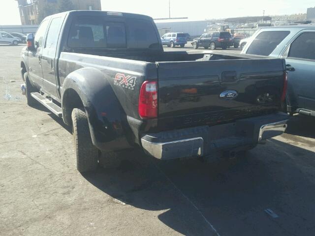 1FT8W3DTXFEB80168 - 2015 FORD F350 SUPER BLACK photo 3