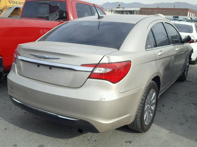 1C3CCBBB0EN176639 - 2014 CHRYSLER 200 TOURIN BEIGE photo 4