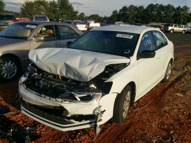 3VW2K7AJ8FM323041 - 2015 VOLKSWAGEN JETTA BASE BLACK photo 2