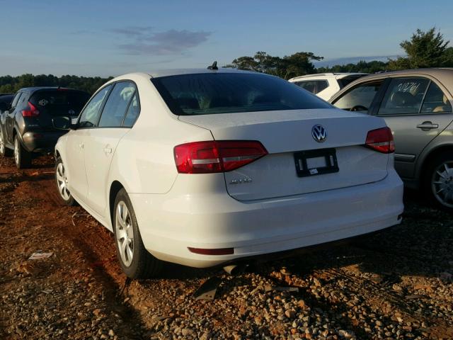 3VW2K7AJ8FM323041 - 2015 VOLKSWAGEN JETTA BASE BLACK photo 3