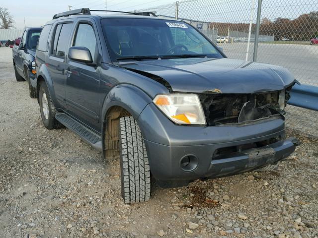 5N1AR18W75C765913 - 2005 NISSAN PATHFINDER GRAY photo 1