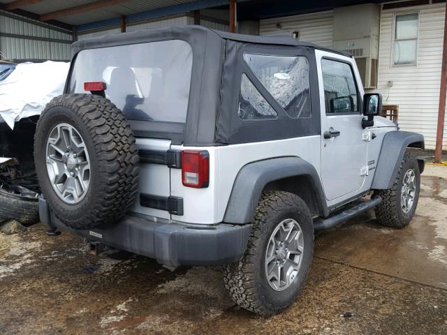 1C4AJWAG6CL241113 - 2012 JEEP WRANGLER S SILVER photo 4