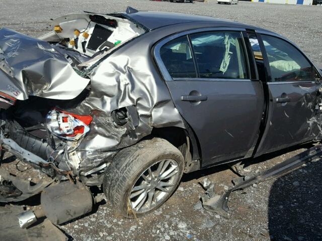 JNKBV61E77M725619 - 2007 INFINITI G35 GRAY photo 9