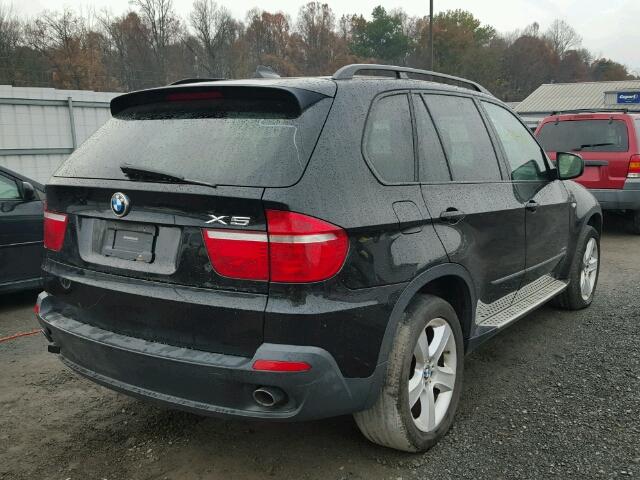 5UXFE43529L260632 - 2009 BMW X5 XDRIVE3 BLACK photo 4