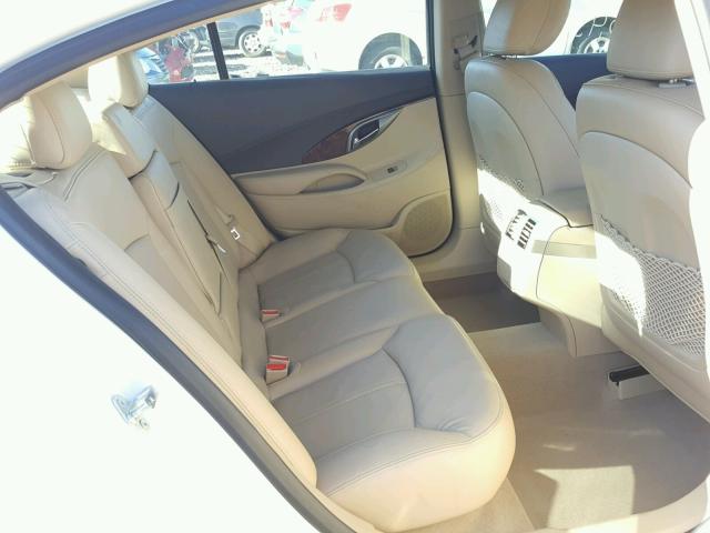 1G4GC5ER0DF328611 - 2013 BUICK LACROSSE WHITE photo 6