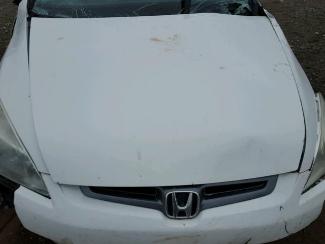 1HGCM56485A002882 - 2005 HONDA ACCORD LX WHITE photo 7