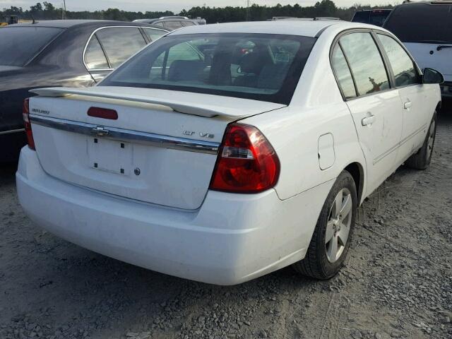 1G1ZT538X6F129603 - 2006 CHEVROLET MALIBU LT WHITE photo 4