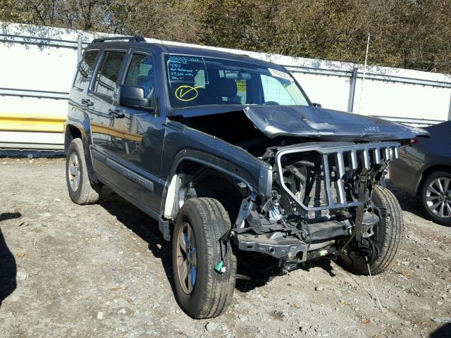 1C4PJMAK9CW126362 - 2012 JEEP LIBERTY SP GRAY photo 1