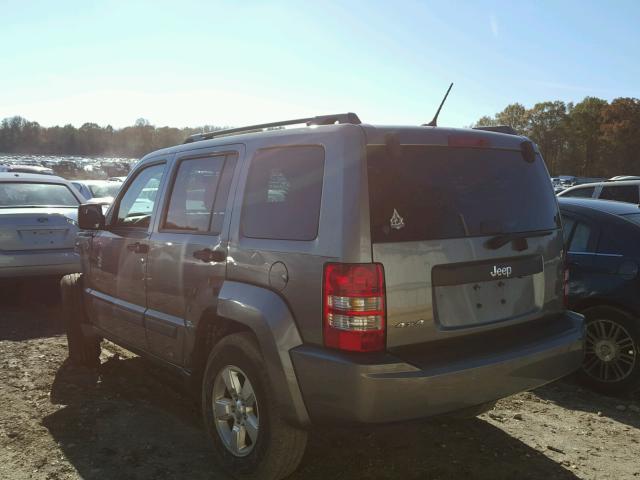 1C4PJMAK9CW126362 - 2012 JEEP LIBERTY SP GRAY photo 3