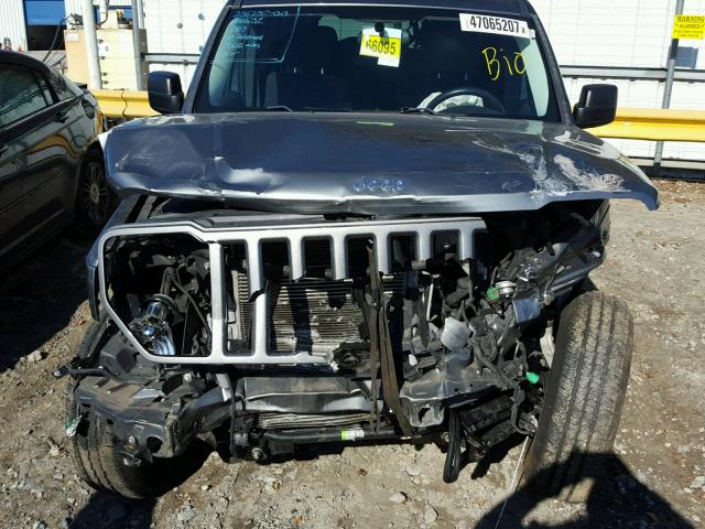 1C4PJMAK9CW126362 - 2012 JEEP LIBERTY SP GRAY photo 7