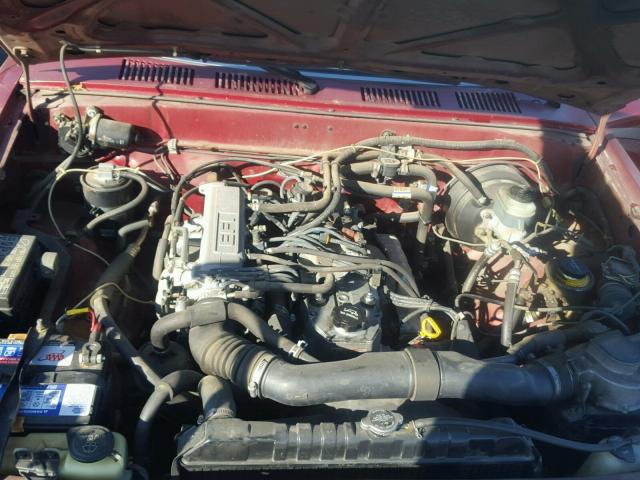 JT4RN81P9M5116258 - 1991 TOYOTA PICKUP 1/2 RED photo 7