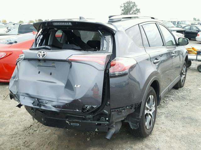 JTMZFREV4HJ120369 - 2017 TOYOTA RAV4 LE Գրաֆիտ լուսանկար 4
