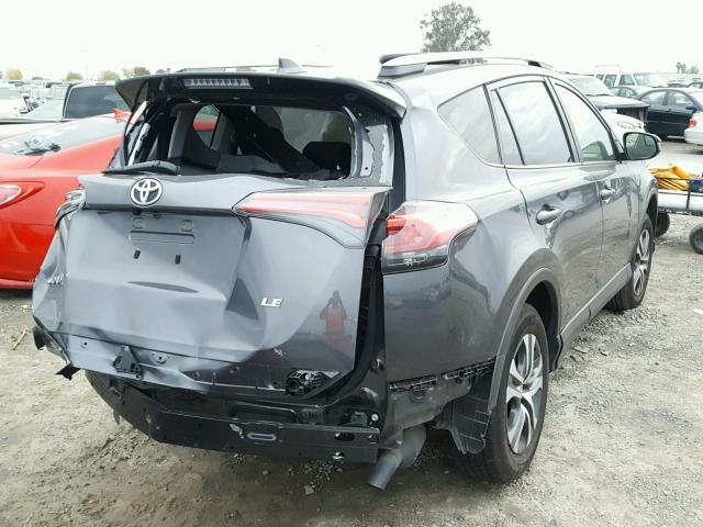 JTMZFREV4HJ120369 - 2017 TOYOTA RAV4 LE CHARCOAL photo 4