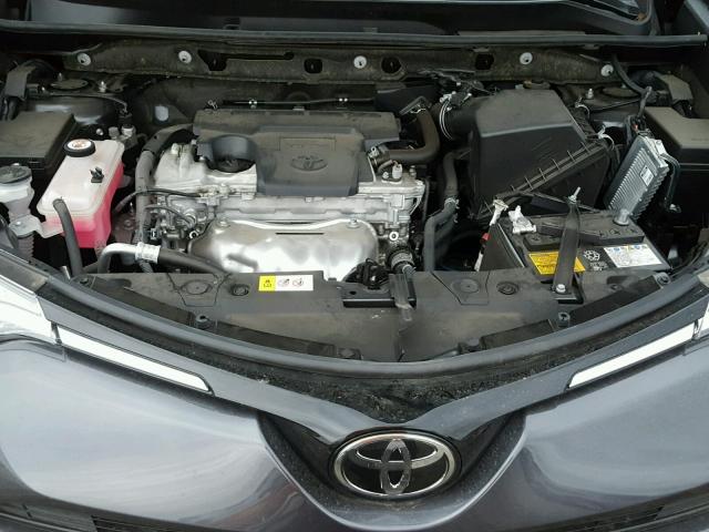 JTMZFREV4HJ120369 - 2017 TOYOTA RAV4 LE Գրաֆիտ լուսանկար 7