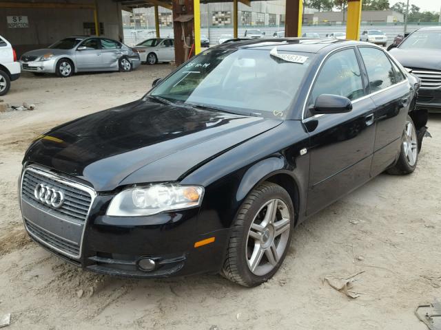 WAUAF78EX7A224129 - 2007 AUDI A4 2 BLACK photo 2