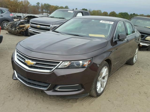 2G1125S31F9136566 - 2015 CHEVROLET IMPALA LT BROWN photo 2