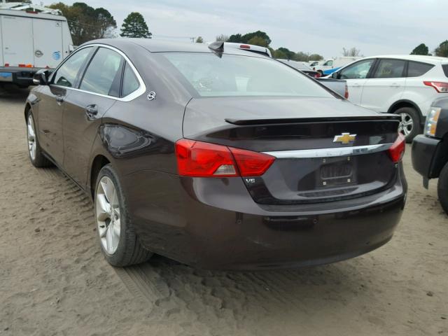 2G1125S31F9136566 - 2015 CHEVROLET IMPALA LT BROWN photo 3