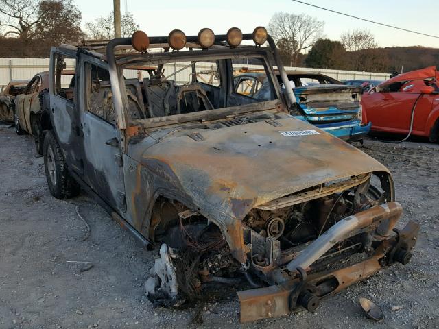 1J4BA6H18BL520187 - 2011 JEEP WRANGLER U BURN photo 1