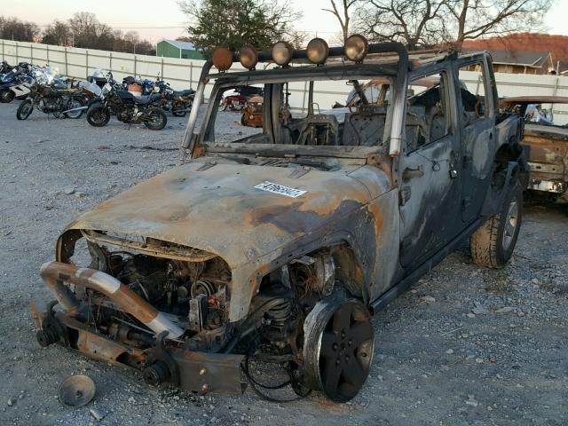 1J4BA6H18BL520187 - 2011 JEEP WRANGLER U BURN photo 2