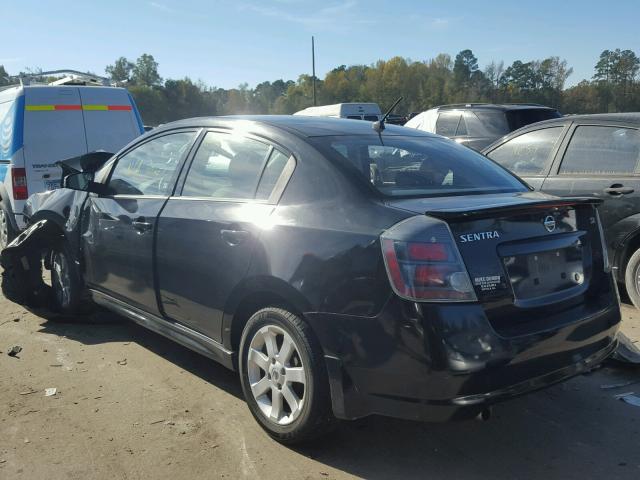 3N1AB6AP5BL607758 - 2011 NISSAN SENTRA 2.0 BLACK photo 3