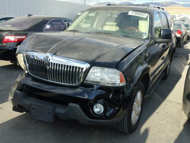 5LMEU68H45ZJ13355 - 2005 LINCOLN AVIATOR BLACK photo 2